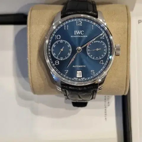 [29년보증풀구성]IWC 블루 부엉이/세븐데이즈 IW500710