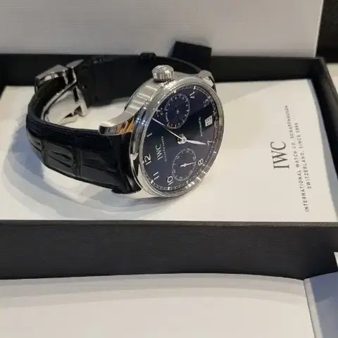 [29년보증풀구성]IWC 블루 부엉이/세븐데이즈 IW500710