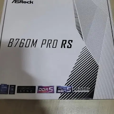 가성비 메인보드 에즈락 B760m pro ddr5 팝니다