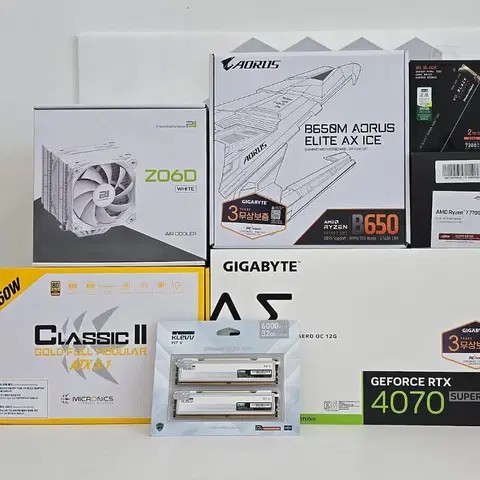 라이젠 7700, rtx 4070 super 고사양 본체 게이밍,작업